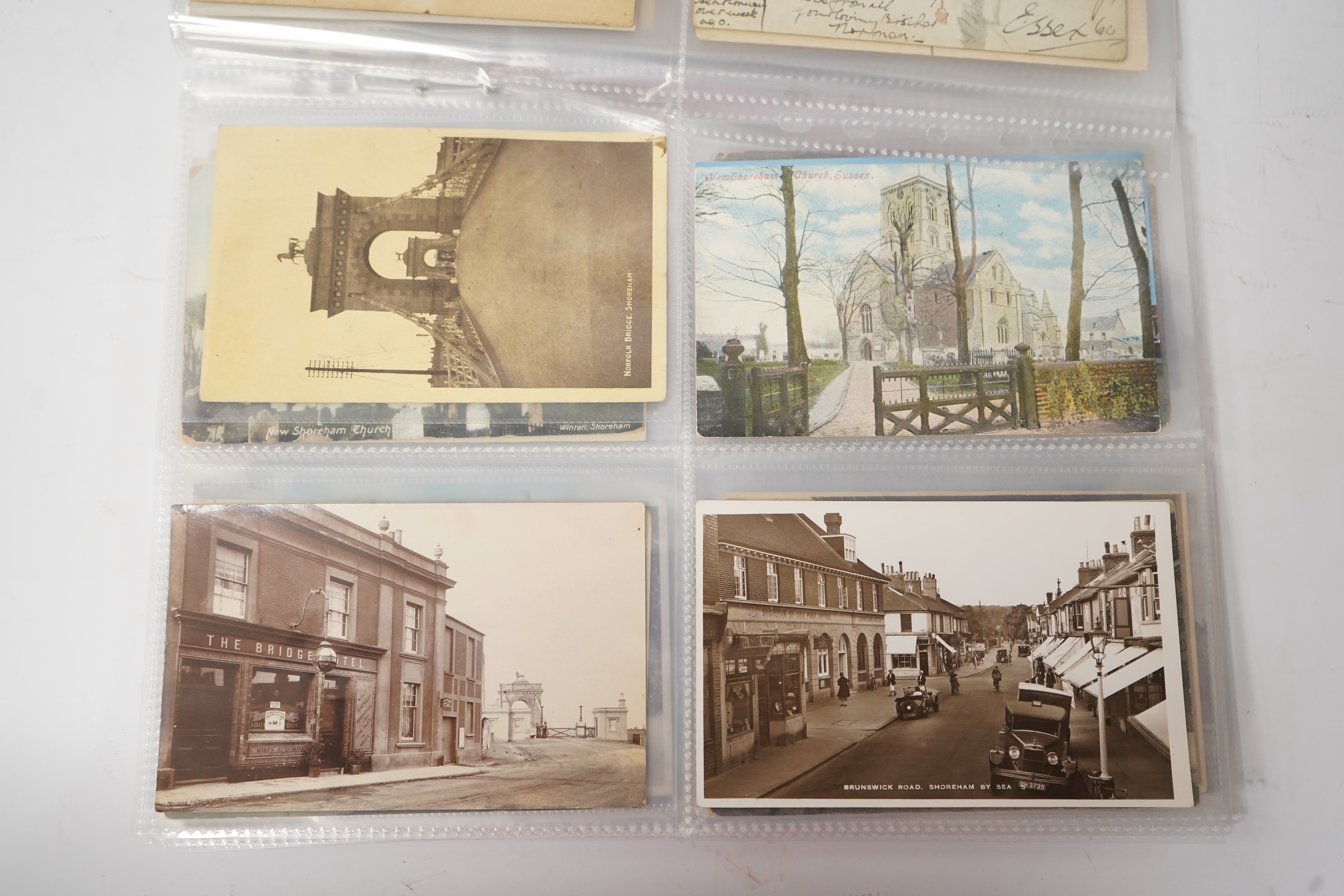 Shoreham by Sea & Environs; a group of sixty nine vintage postcards, mostly pre WW1 topography